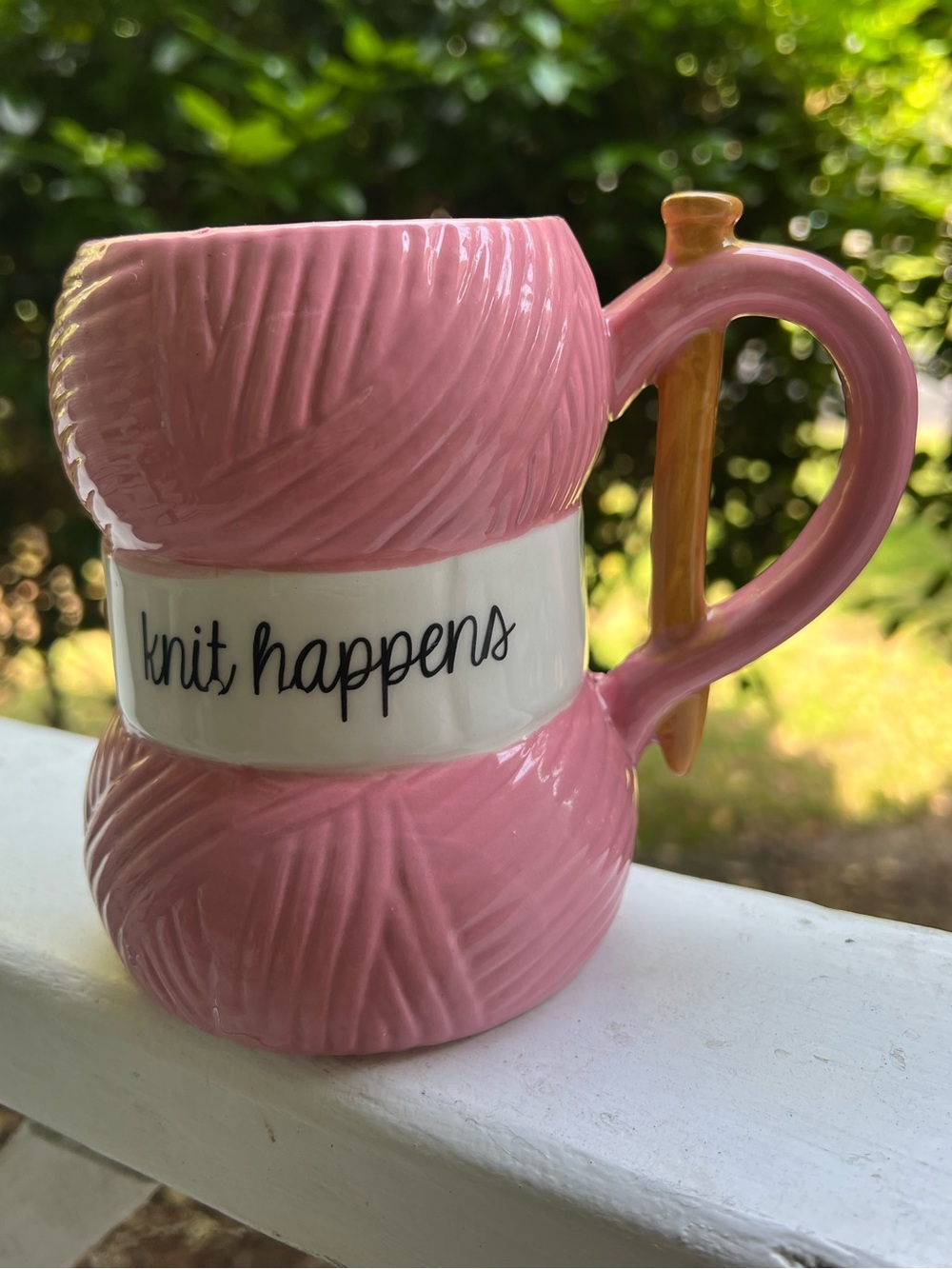 Cracker Barrel “Knit Happens” Mug